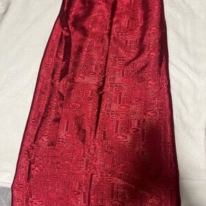Elegant Red Women's Skirt